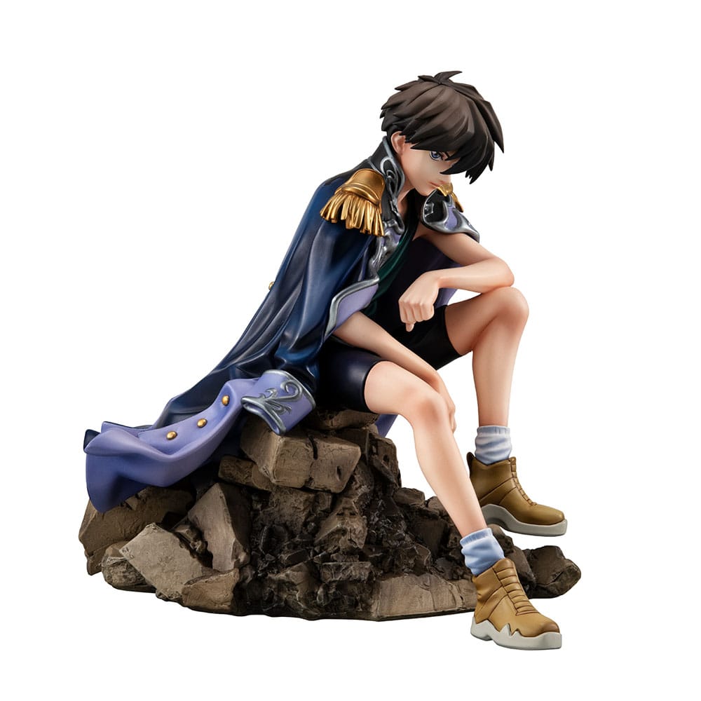 Mobile Suit Gundam Wing Heero Yuy Relena Peacecraft Alpha x Omega PVC Statue Set 30th Anniversary 14CM