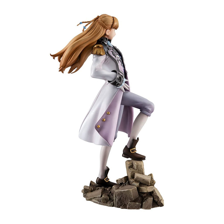 Mobile Suit Gundam Wing Heero Yuy Relena Peacecraft Alpha x Omega PVC Statue Set 30th Anniversary 14CM