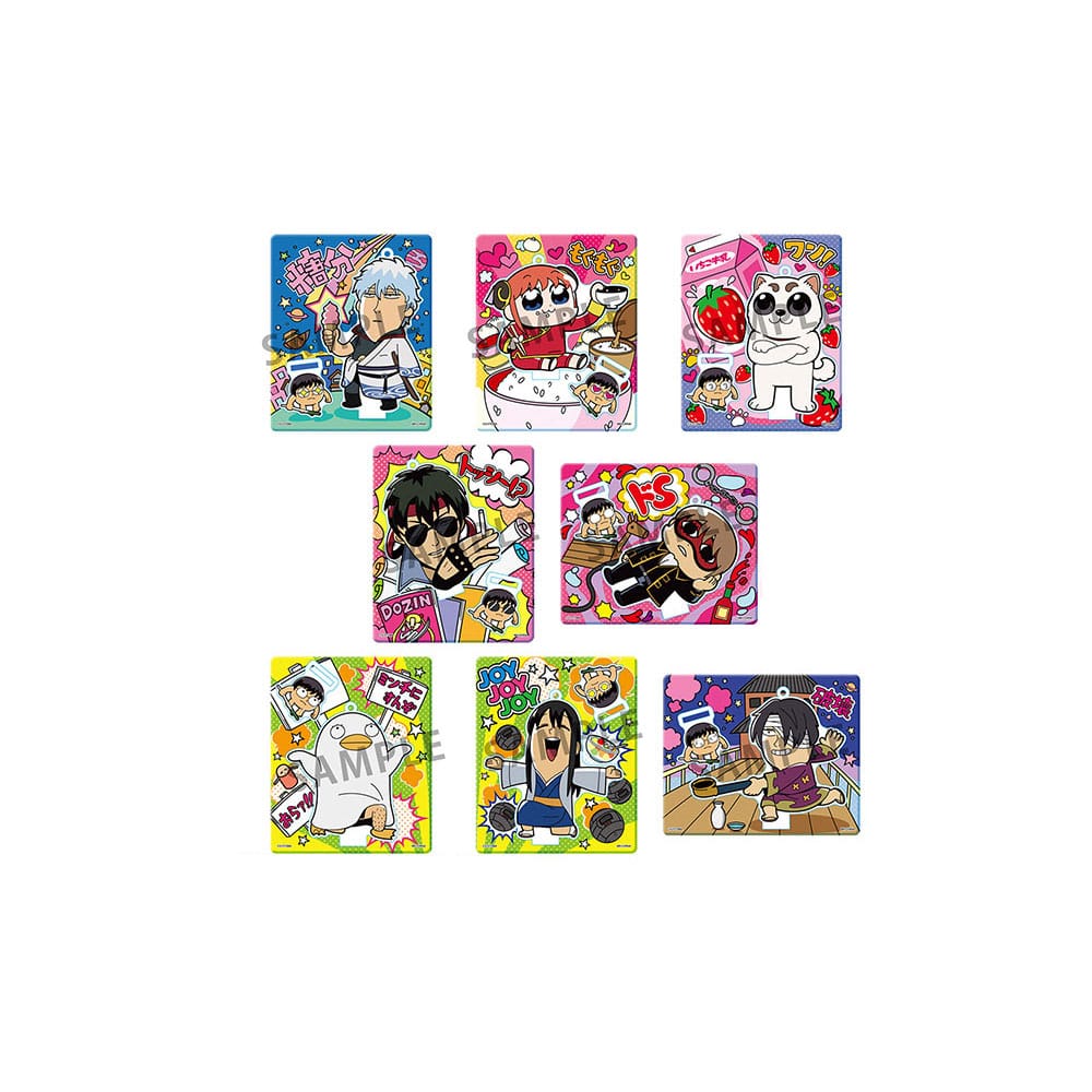 Okawabukubu Gintama Acrylic Figure Display Set 11 cm Pack of 8