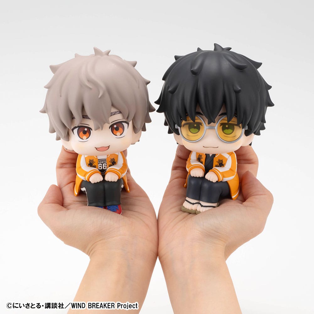 Look Up Choji Tomiyama and Jo Togame Wind Breaker PVC Statues 11 cm with Gift