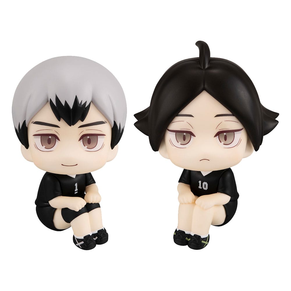 Look Up Shinsuke Kita and Rintaro Suna Haikyu PVC Statues Uniform Ver 11 cm with Gift