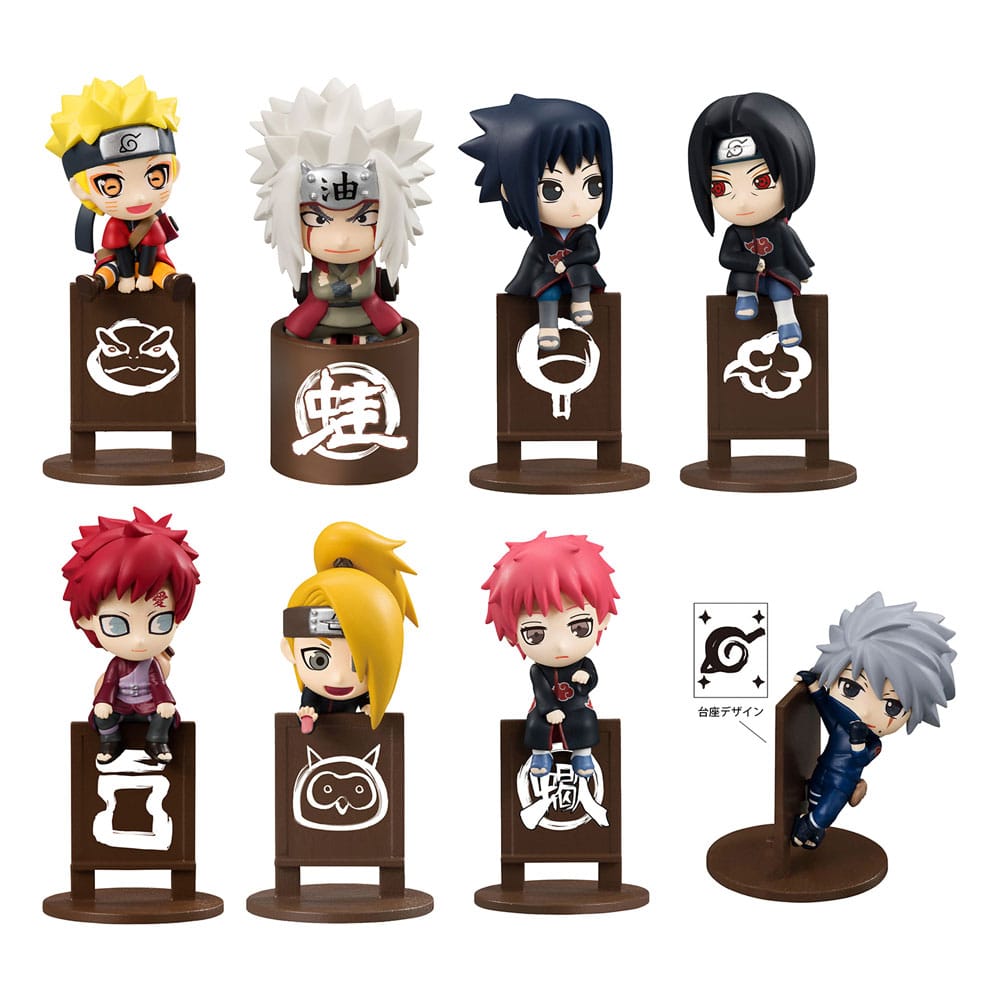 Ochatomo Series Assortment Naruto Shippuden Trading Figure 5 cm Set of 8