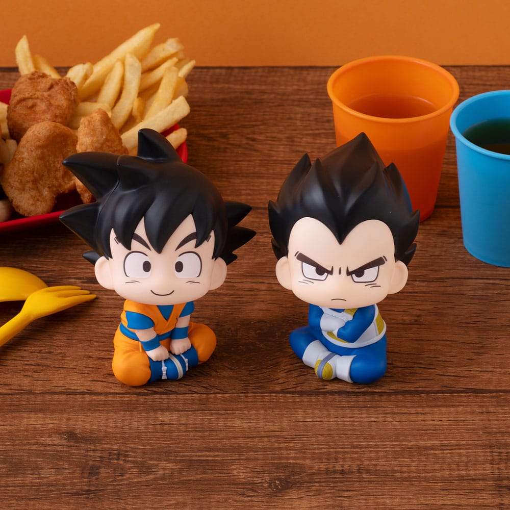 Look Up Son Goku and Vegeta Dragon Ball Daima PVC Statues Mini 11 cm with Gift