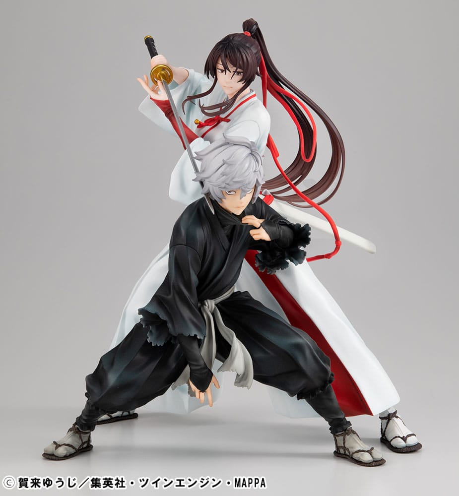 Hells Paradise Gabimaru Sagiri Yamada Asaemon Lucrea PVC Statues 2 Pack 20 cm