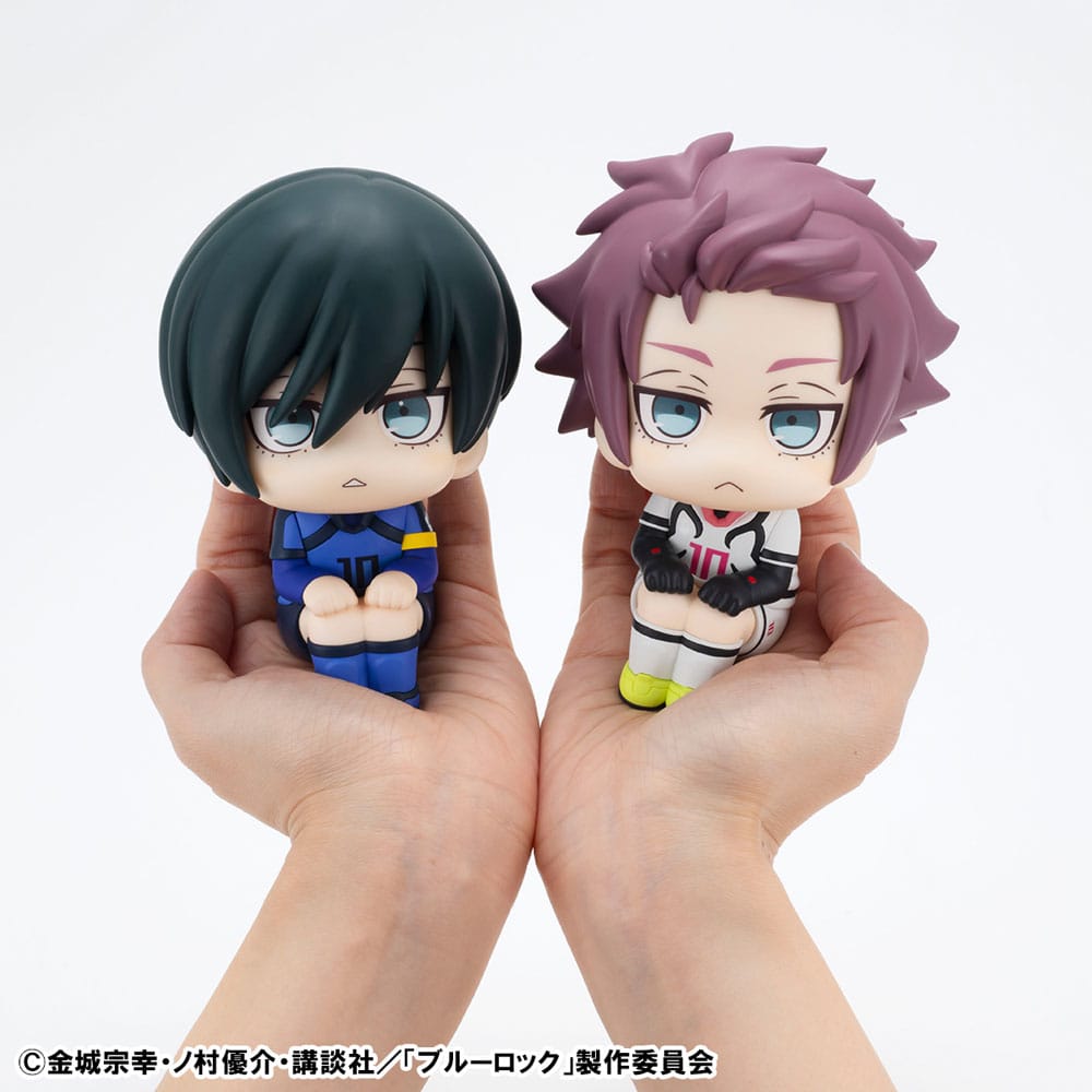 Blue Lock Rin Itoshi Sae Itoshi Blue Lock Look Up PVC Statue Japanese National Player Match Version 11 cm