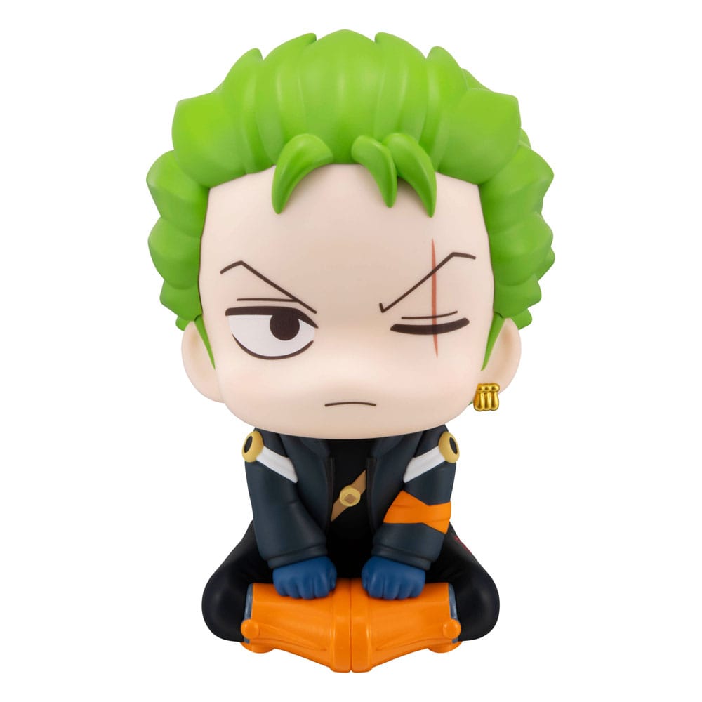 One Piece Roronoa Zoro One Piece Look Up PVC Statue Future Island Egghead Version 11 cm