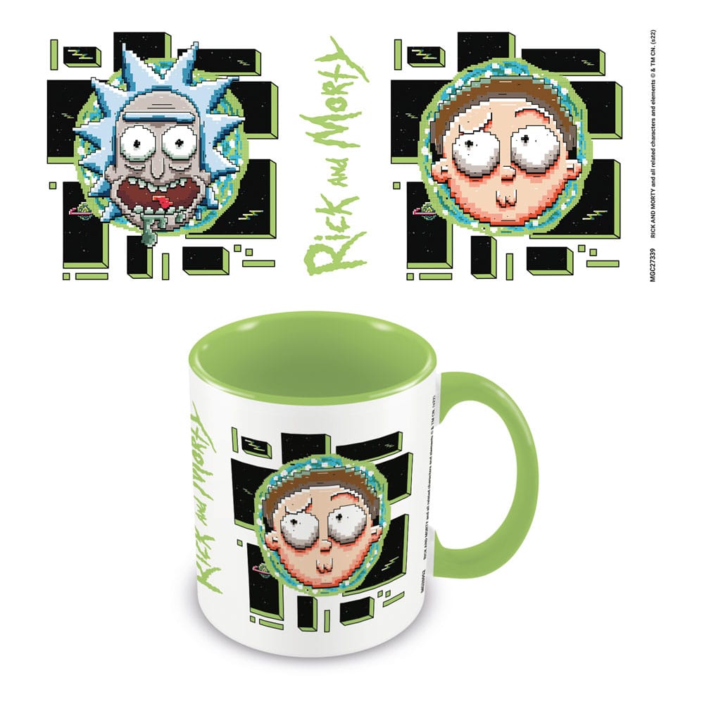 Rick and Morty Pixel Breakout Mug