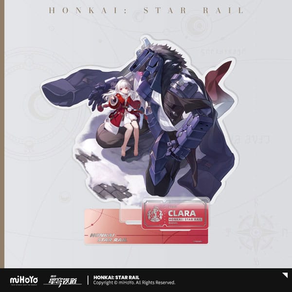 Honkai Star Rail Clara Acrylic Figure 19 cm