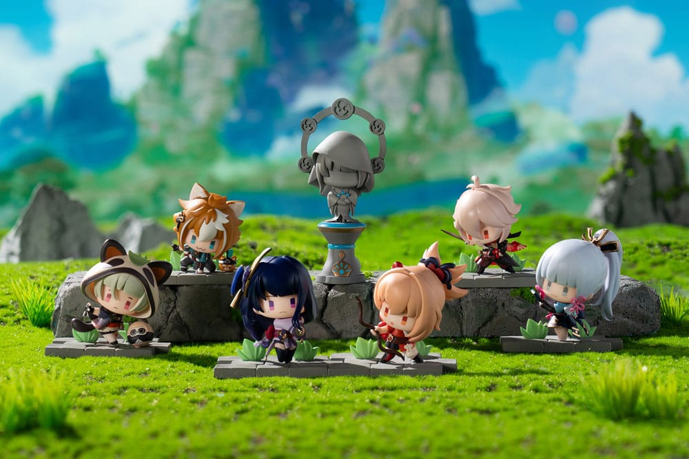 Genshin Impact Battle Scene Collection Mini Figures 6 Pack Inazuma Edition 6 cm