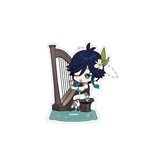 Genshin Impact Venti Genshin Concert 2021 Acrylic Figure and Keychain 9 cm