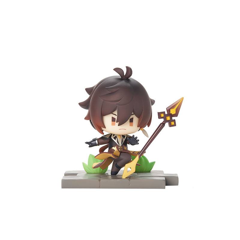 Genshin Impact Mini Figure Set Liyue Edition Battle Scene Collection 6 Pack 6 cm
