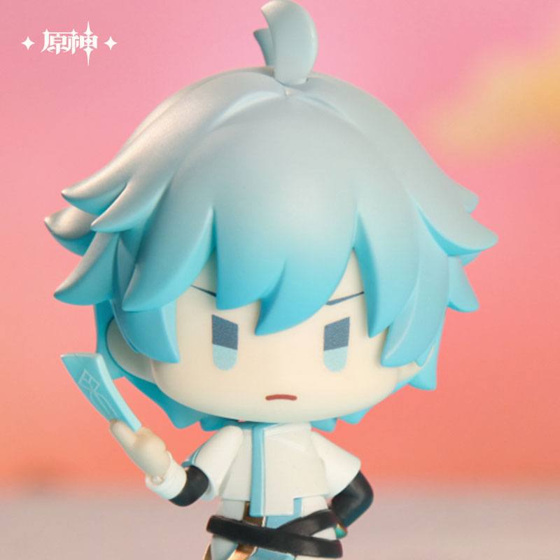 Genshin Impact Mini Figure Set Liyue Edition Battle Scene Collection 6 Pack 6 cm