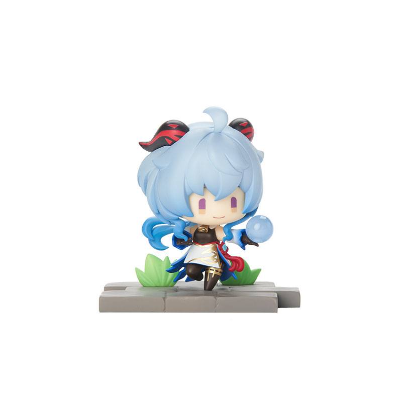 Genshin Impact Mini Figure Set Liyue Edition Battle Scene Collection 6 Pack 6 cm