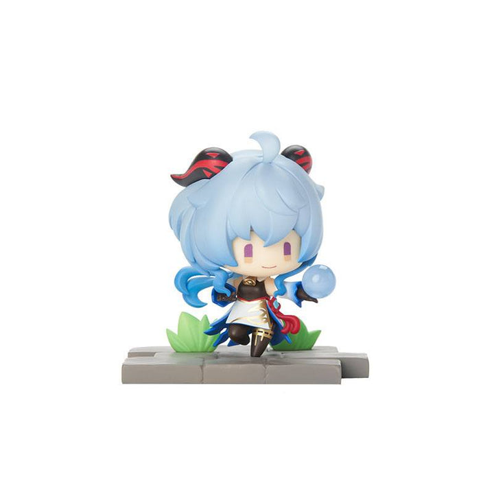 Genshin Impact Mini Figure Set Liyue Edition Battle Scene Collection 6 Pack 6 cm