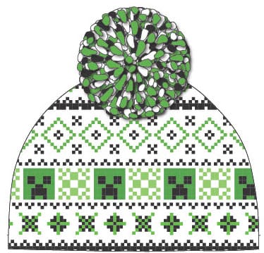Minecraft Pom Pom Beanie