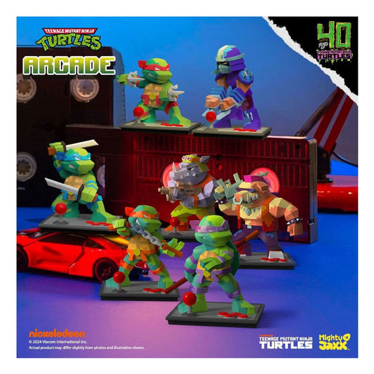 Arcade Teenage Mutant Ninja Turtles TMNT 4 Inch Vinyl Figure Blind Box Display Set of 6