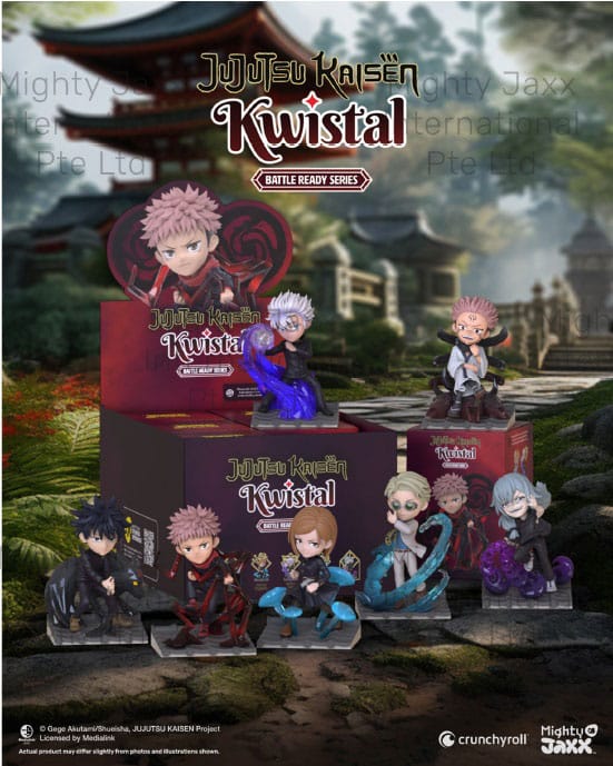 Jujutsu Kaisen Kwistal Fwendz Battle Ready Series 4 Inch Vinyl Figure Blind Box Assortment 6 Pieces