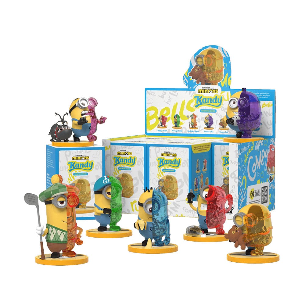 Kandy Minions Emonions Series Blind Box Display 6 Pieces