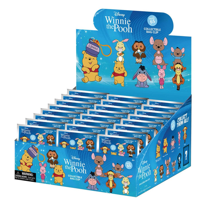 Winnie the Pooh Series 2 3D Foam Bag Clips Display 24