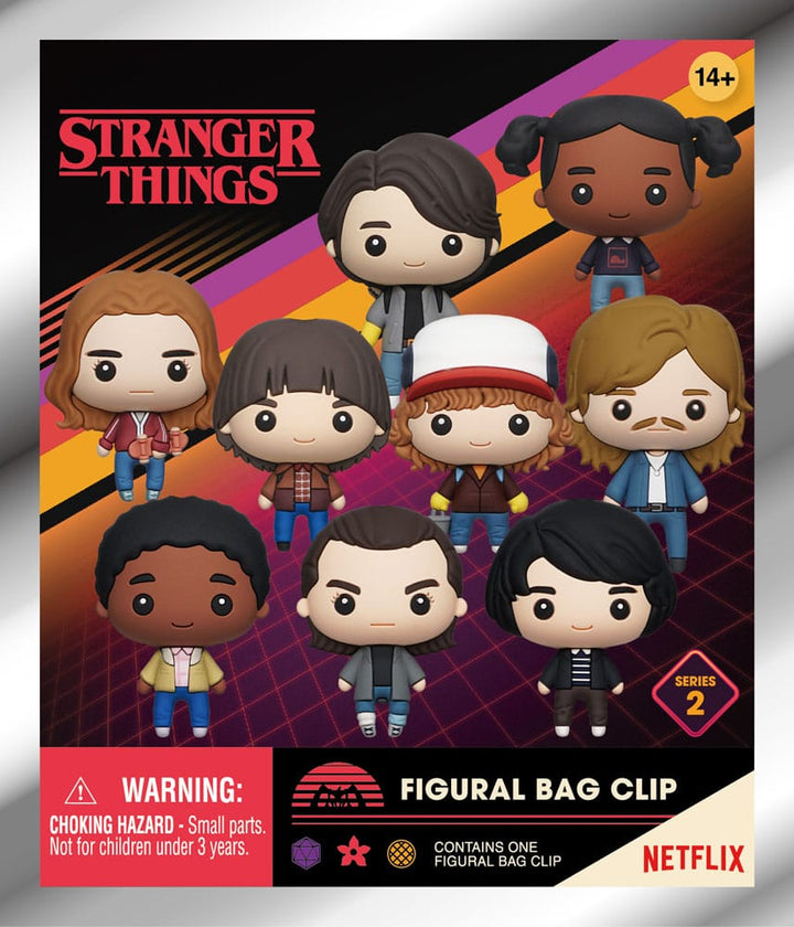 Stranger Things Stranger Things TV Show 3D PVC Bag Clips Series 2 Display