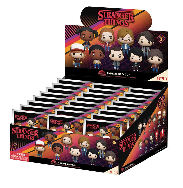 Stranger Things Stranger Things TV Show 3D PVC Bag Clips Series 2 Display