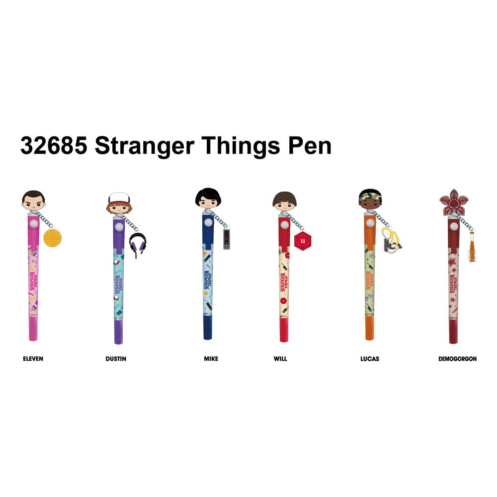 Stranger Things 3D Head Topper Spinning Pen