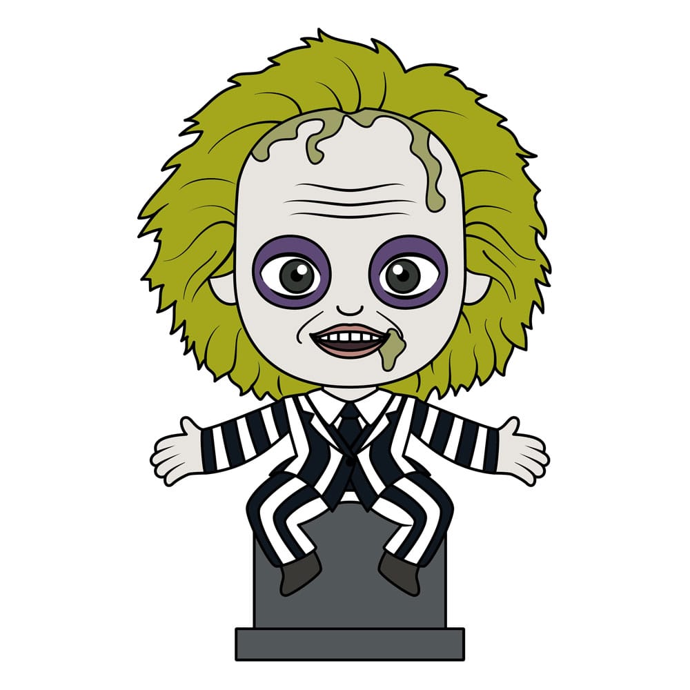 Beetlejuice on Tombstone Beetlejuice 3D Magnet