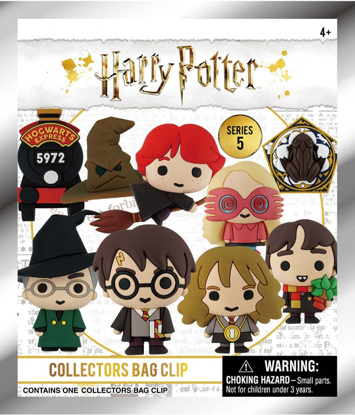 Harry Potter Series 5 3D PVC Bag Clips Display Box of 24