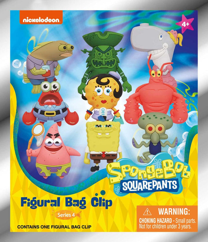 Nickelodeon Classics Series 4 3D PVC Bag Clips Display Box of 24