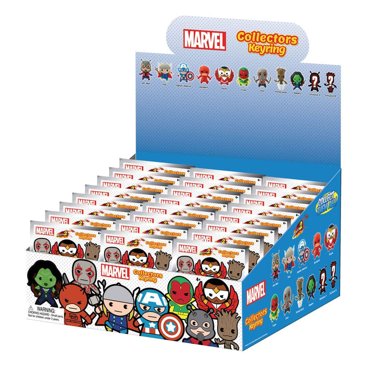 Marvel Series 2 3D PVC Bag Clips Display 24