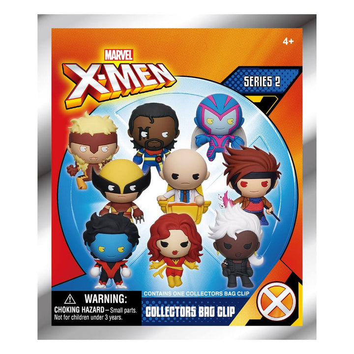 Marvel X Men Classic Series 2 3D PVC Bag Clips Display 24