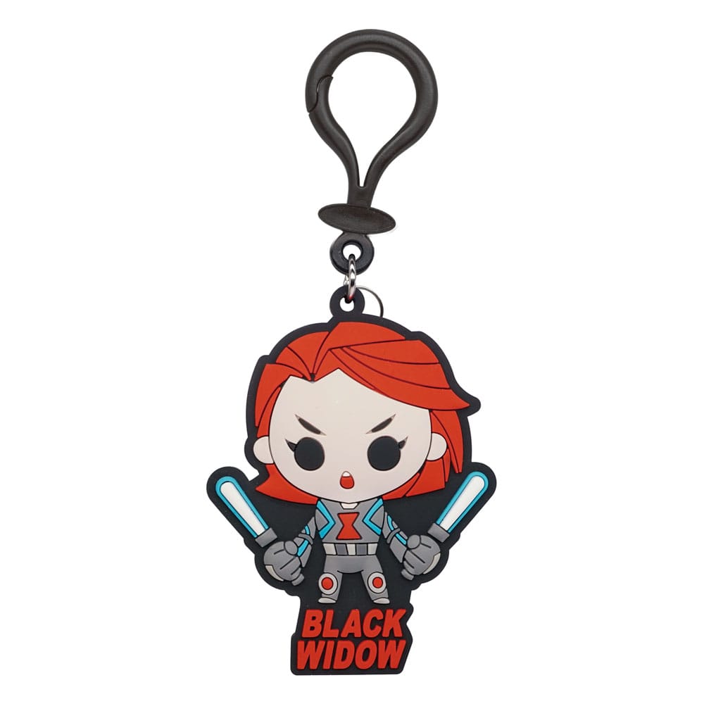 Marvel Black Widow Soft Touch PVC Bag Clip