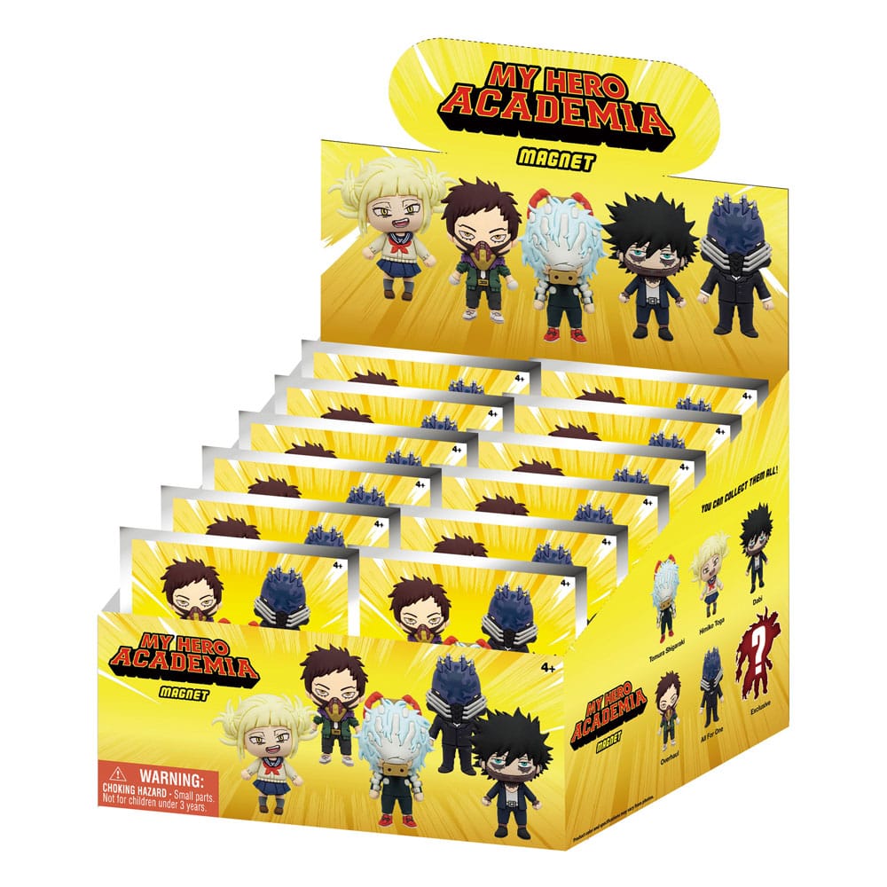 My Hero Academia Series 1 Blind Pack Magnet Display Box of 12