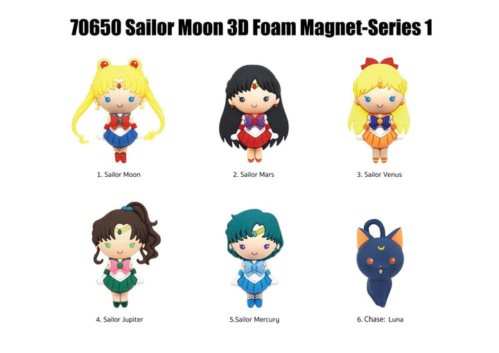 Sailor Moon Series 1 Blind Pack Magnet Display Box of 12
