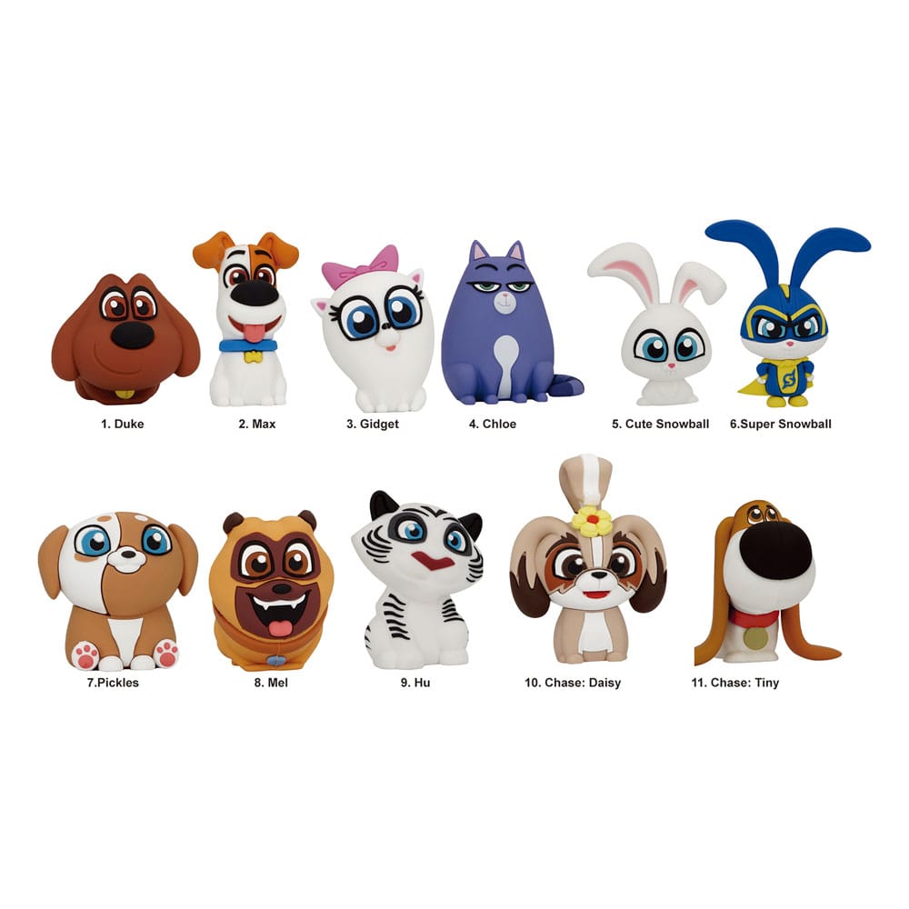 The Secret Life of Pets 3D PVC Bag Clips Series 1 Display 24