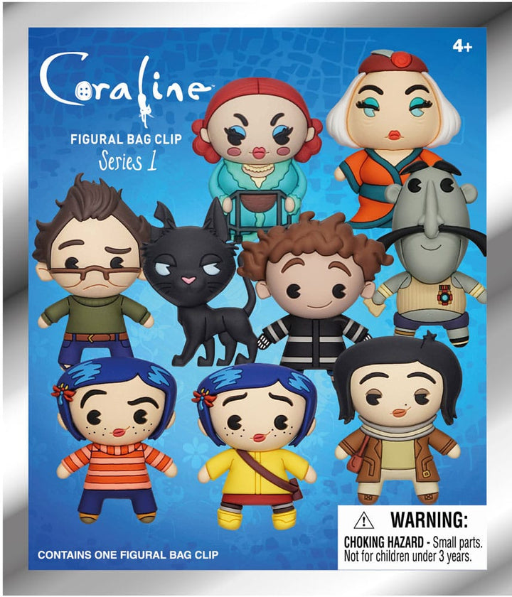 Coraline Series 1 3D PVC Bag Clips Display