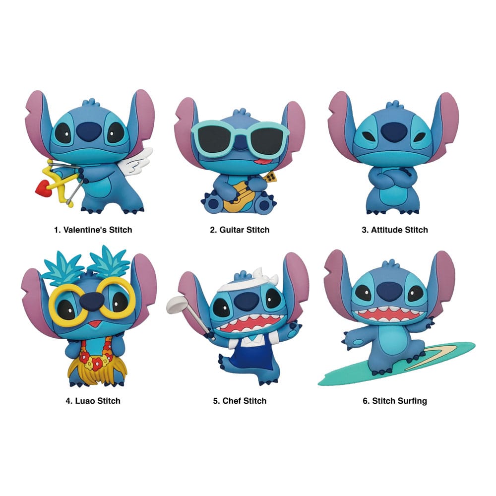 Lilo and Stitch 3D Magnets Series 2 Display Box 12