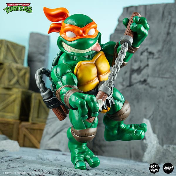 Teenage Mutant Ninja Turtles Soft Vinyl Figure Michelangelo 20 cm, rear view