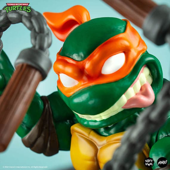 Teenage Mutant Ninja Turtles Soft Vinyl Figure Michelangelo 20 cm, packaging shot