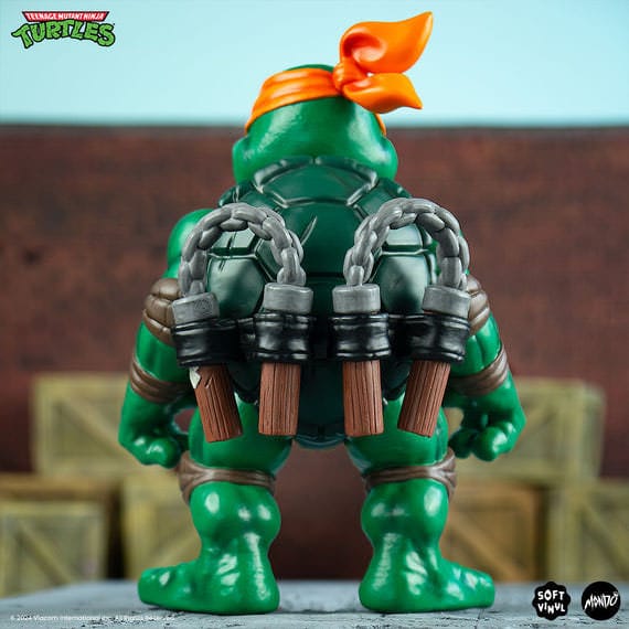Teenage Mutant Ninja Turtles Soft Vinyl Figure Michelangelo 20 cm, size reference