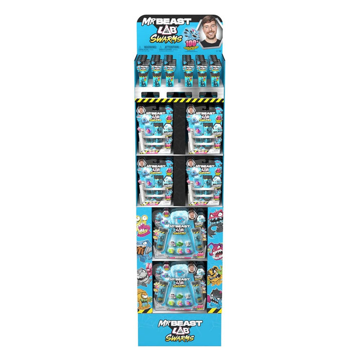 Mr. Beast Lab Swarms Mini Figures 12-Pack Display 3 cm (56 Count)
