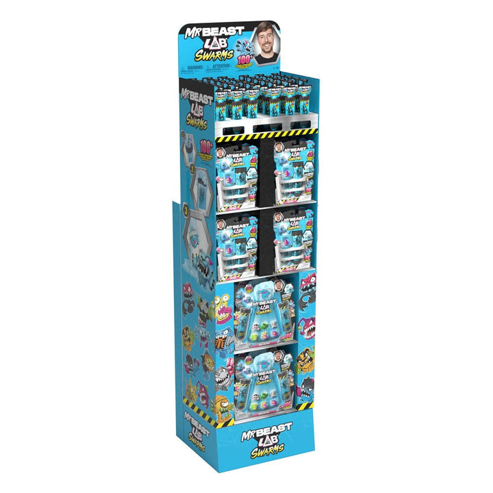 Mr. Beast Lab Swarms Mini Figures 12-Pack Display 3 cm (56 Count)