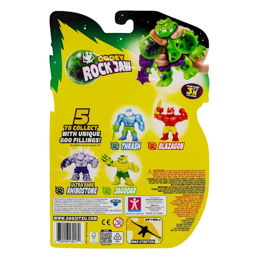Heroes of Goo Jit Zu Rock Jaw Meteor Madness Stretch Figure 12cm