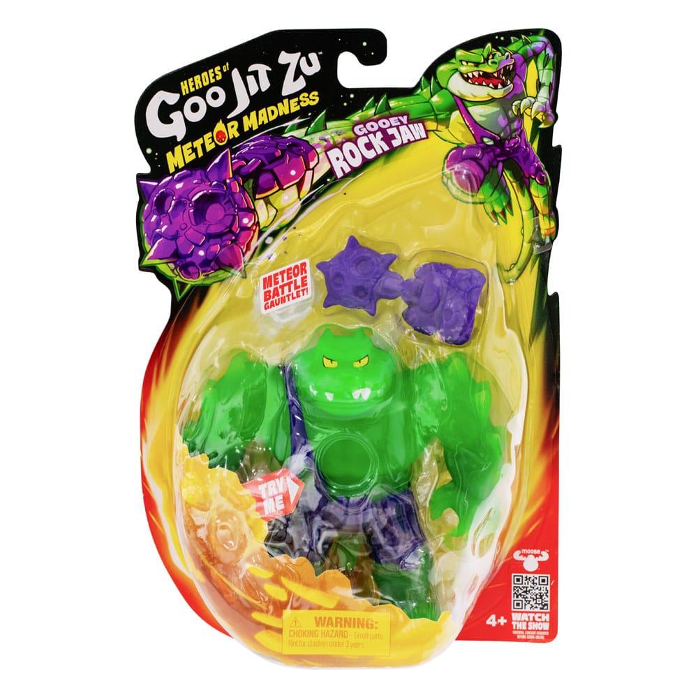 Heroes of Goo Jit Zu Rock Jaw Meteor Madness Stretch Figure 12cm
