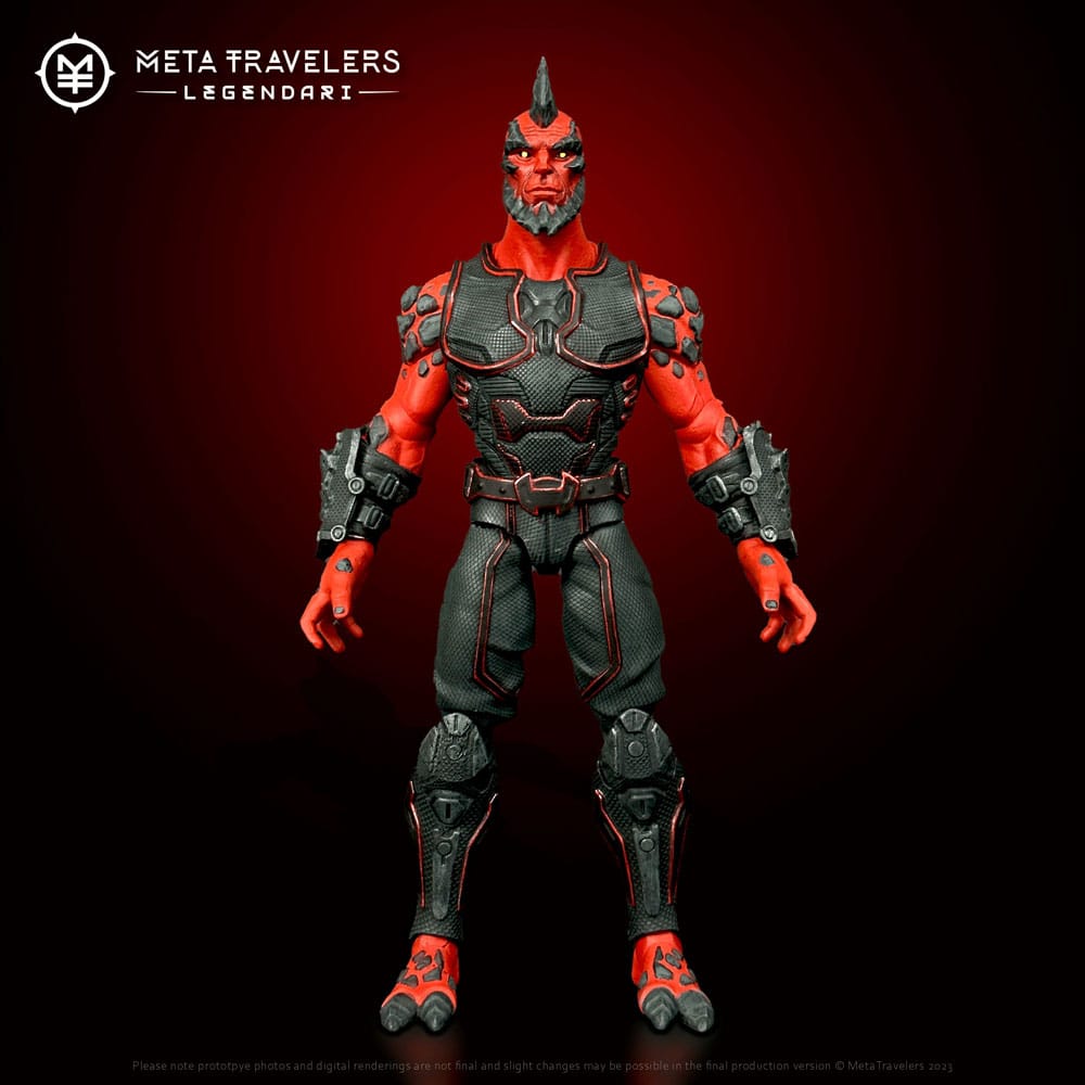 Legendari Crimson Enforcer Action Figure 18 Centimeters