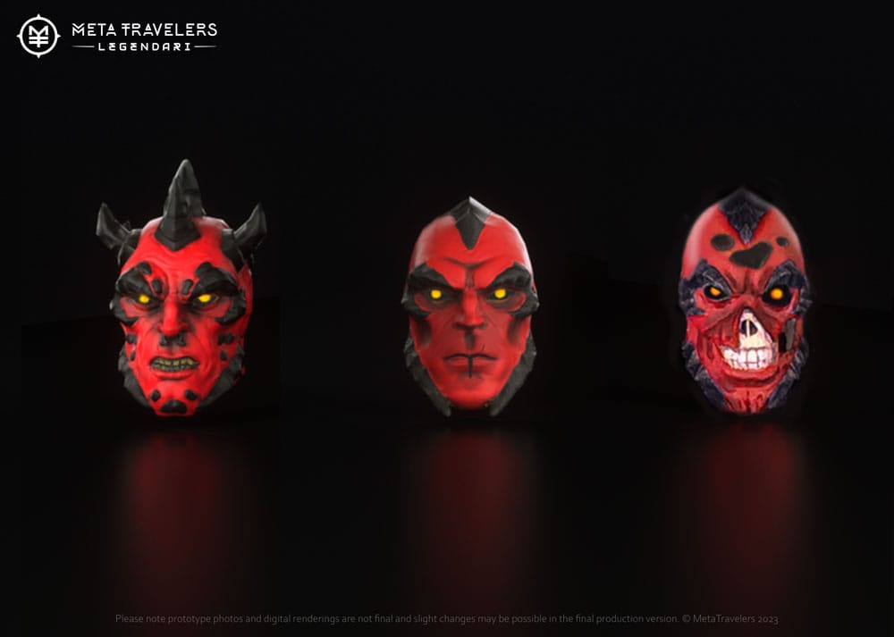Legendari Nibiru Villains Head Accessory Pack