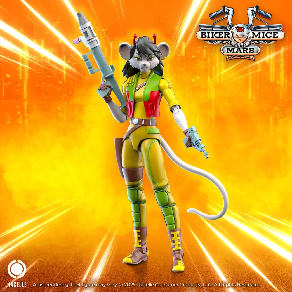 Biker Mice From Mars Carbine 9" Action Figure