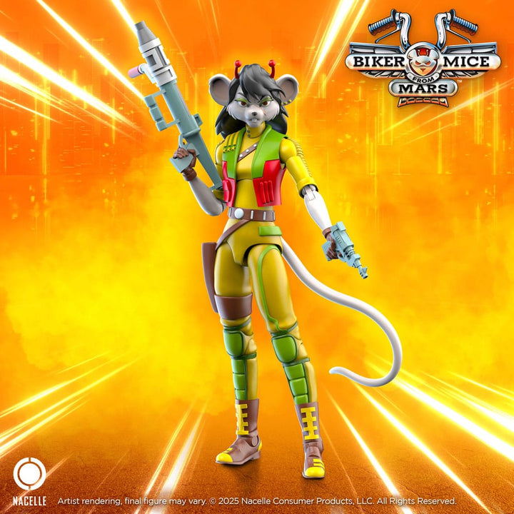 Biker Mice From Mars Carbine 9" Action Figure