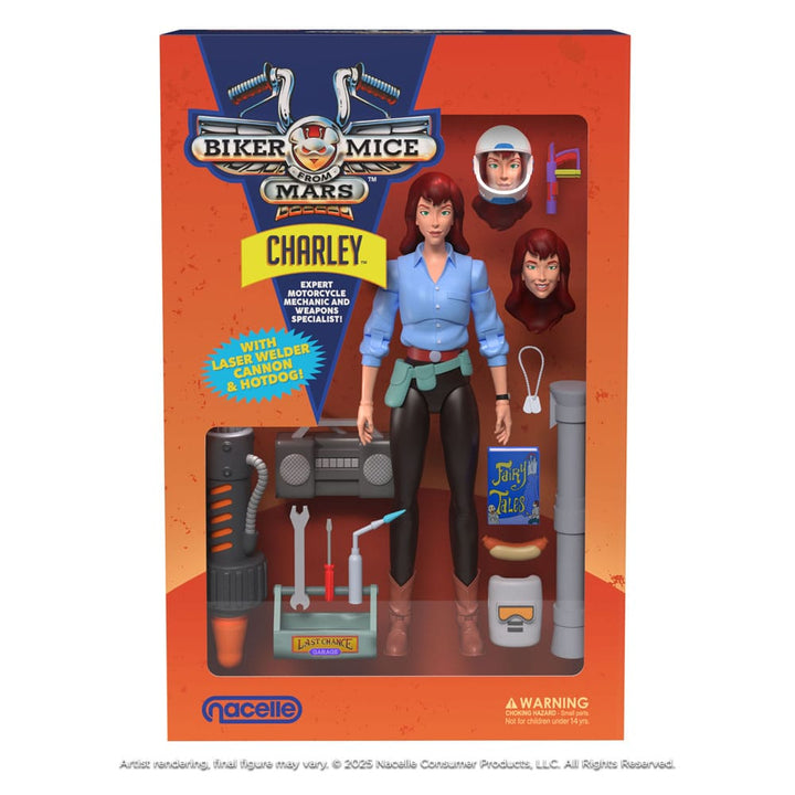 Biker Mice From Mars Charley 9" Action Figure