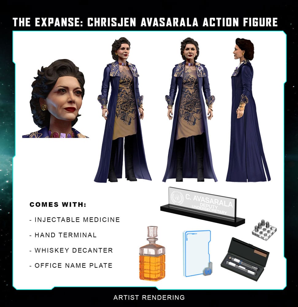 The Expanse Chrisjen Avasarala Action Figure 20 cm